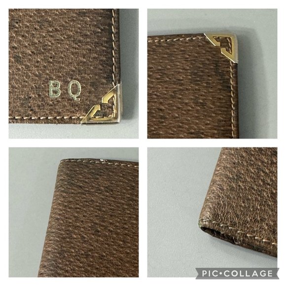 Authentic Vintage Gucci 60-70's Bi-fold Brown Leather Long Wallet - Picture 14 of 15